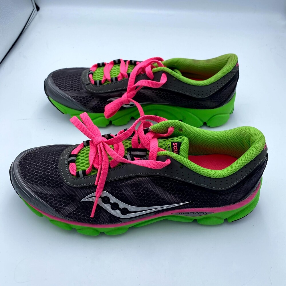 Saucony Grid Virrata 10175-3 Women's US 9.5 Running Sneaker Black Athletic Shoes